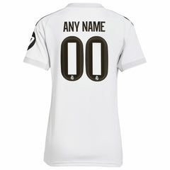 Real Madrid Women's 2025/26 Home Replica Custom Jersey - Adidas White