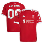 Liverpool Youth 2025/26 Home Custom Replica Jersey - Adidas Red