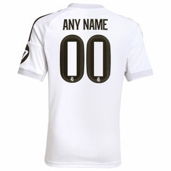 Real Madrid Youth 2025/26 Home Replica Custom Jersey - Adidas White