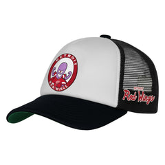 NHL White Detroit Red Wings Mitchell & Ness Youth Mascot Adjustable Trucker Hat