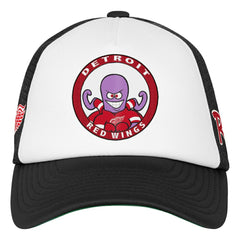 NHL White Detroit Red Wings Mitchell & Ness Youth Mascot Adjustable Trucker Hat