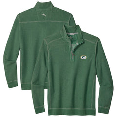 Big & Tall Montego Bay Half-Zip Pullover - Green Bay Packers