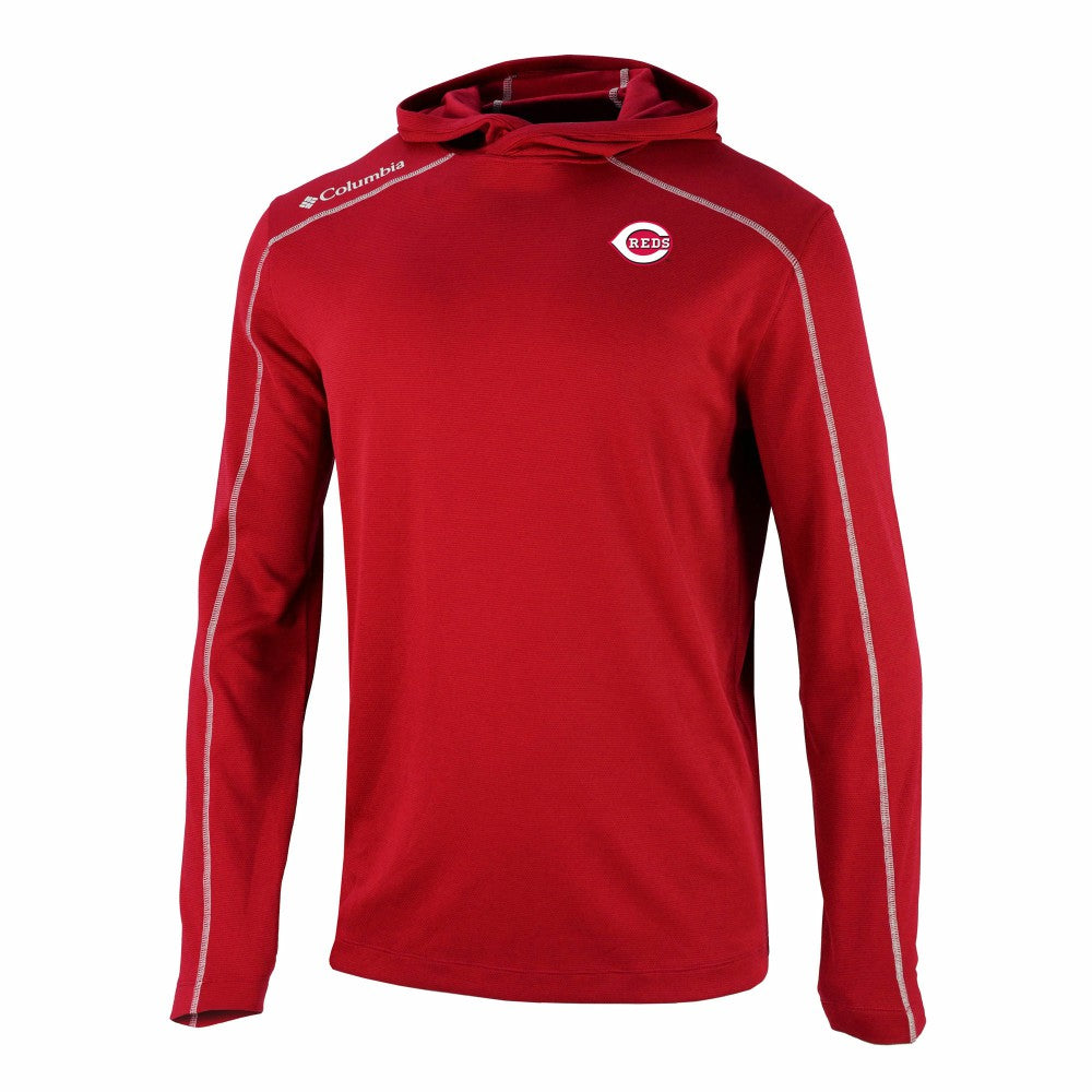 MLB Cincinnati Reds Columbia Omni-Wick Shotgun Pullover Hoodie