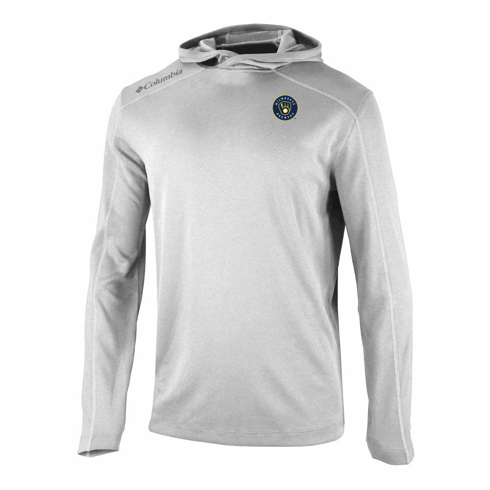 MLB Milwaukee Brewers Columbia Omni-Wick Shotgun Pullover Hoodie