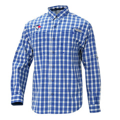 MLB Toronto Blue Jays Columbia Super Tamiami Omni-Shade Long Sleeve Button-Down Shirt