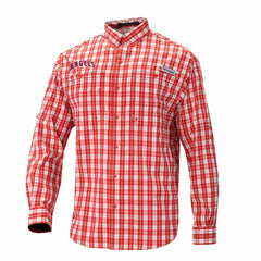 MLB Los Angeles Angels Columbia Super Tamiami Omni-Shade Long Sleeve Button-Down Shirt