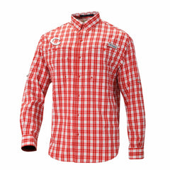 MLB Cincinnati Reds Columbia Super Tamiami Omni-Shade Long Sleeve Button-Down Shirt