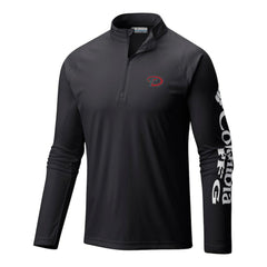 MLB Arizona Diamondbacks Columbia Terminal Tackle Omni-Wick Raglan Quarter-Zip Pullover