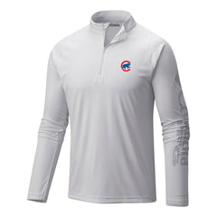 MLB Chicago Cubs Columbia Terminal Tackle Omni-Wick Raglan Quarter-Zip Pullover