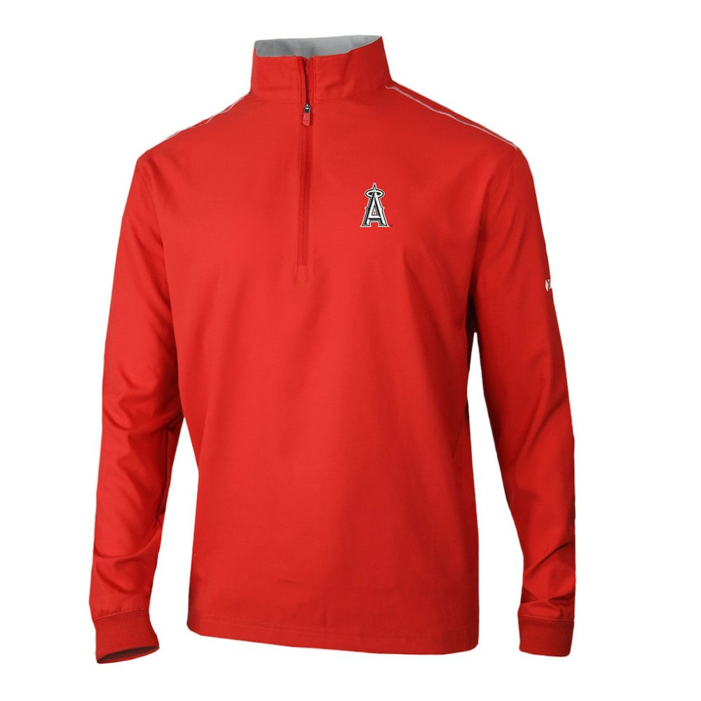 MLB Los Angeles Angels Columbia Omni-Wick Bogey's Paradise Quarter-Zip Pullover