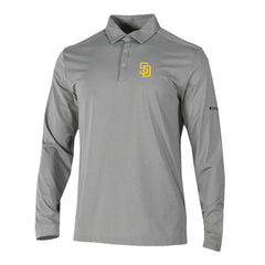 MLB San Diego Padres Columbia Omni-Wick Pin High Long Sleeve Polo