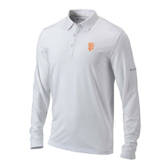 MLB San Francisco Giants Columbia Omni-Wick Pin High Long Sleeve Polo