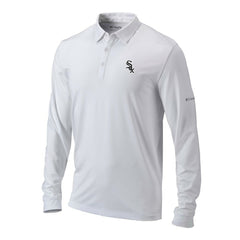MLB Chicago White Sox Columbia Omni-Wick Pin High Long Sleeve Polo