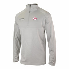MLB Cincinnati Reds Columbia Omni-Wick Raglan Rockin' It Quarter-Zip Pullover