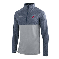 MLB Los Angeles Angels Columbia Omni-Wick Raglan Rockin' It Quarter-Zip Pullover