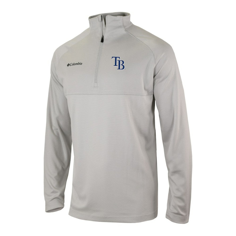 MLB Tampa Bay Rays Columbia Omni-Wick Raglan Rockin' It Quarter-Zip Pullover
