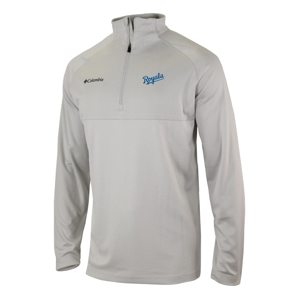 MLB Kansas City Royals Columbia Omni-Wick Raglan Rockin' It Quarter-Zip Pullover