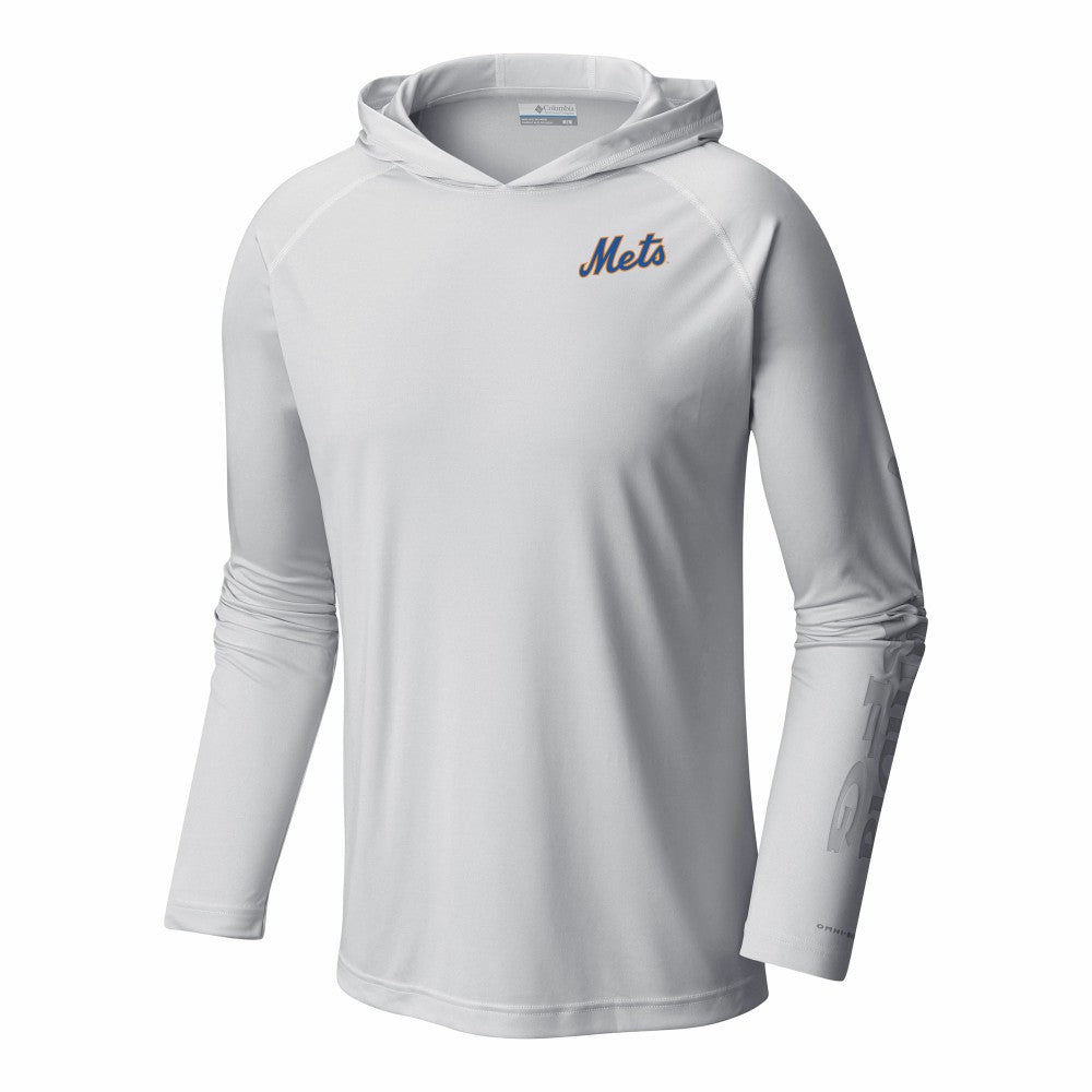 MLB New York Mets Columbia Terminal Tackle Omni-Shade Pullover Hoodie