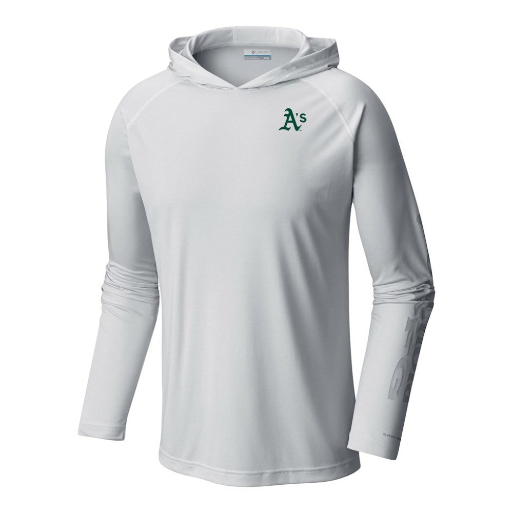 MLB Athletics Columbia Terminal Tackle Omni-Shade Pullover Hoodie