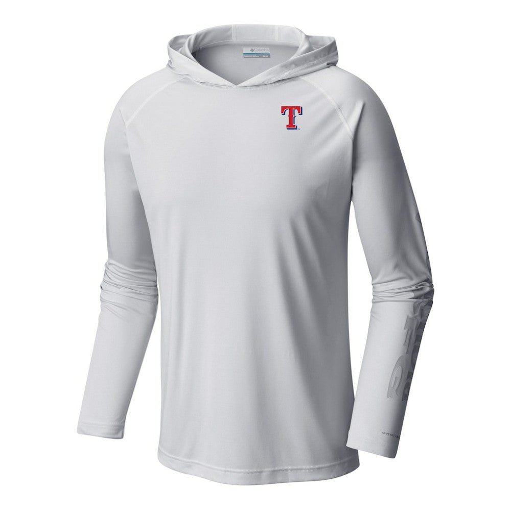 MLB Texas Rangers Columbia Terminal Tackle Omni-Shade Pullover Hoodie