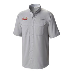 MLB St. Louis Cardinals Columbia Omni-Wick Low Drag Offshore Button-Up Shirt