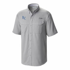 MLB Kansas City Royals Columbia Omni-Wick Low Drag Offshore Button-Up Shirt