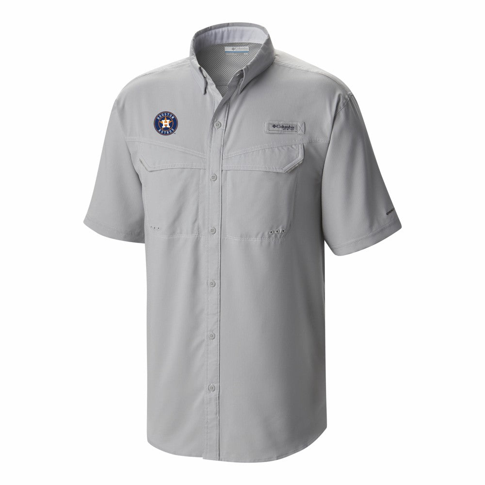 MLB Houston Astros Columbia Omni-Wick Low Drag Offshore Button-Up Shirt