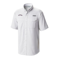 MLB Houston Astros Columbia Omni-Wick Low Drag Offshore Button-Up Shirt