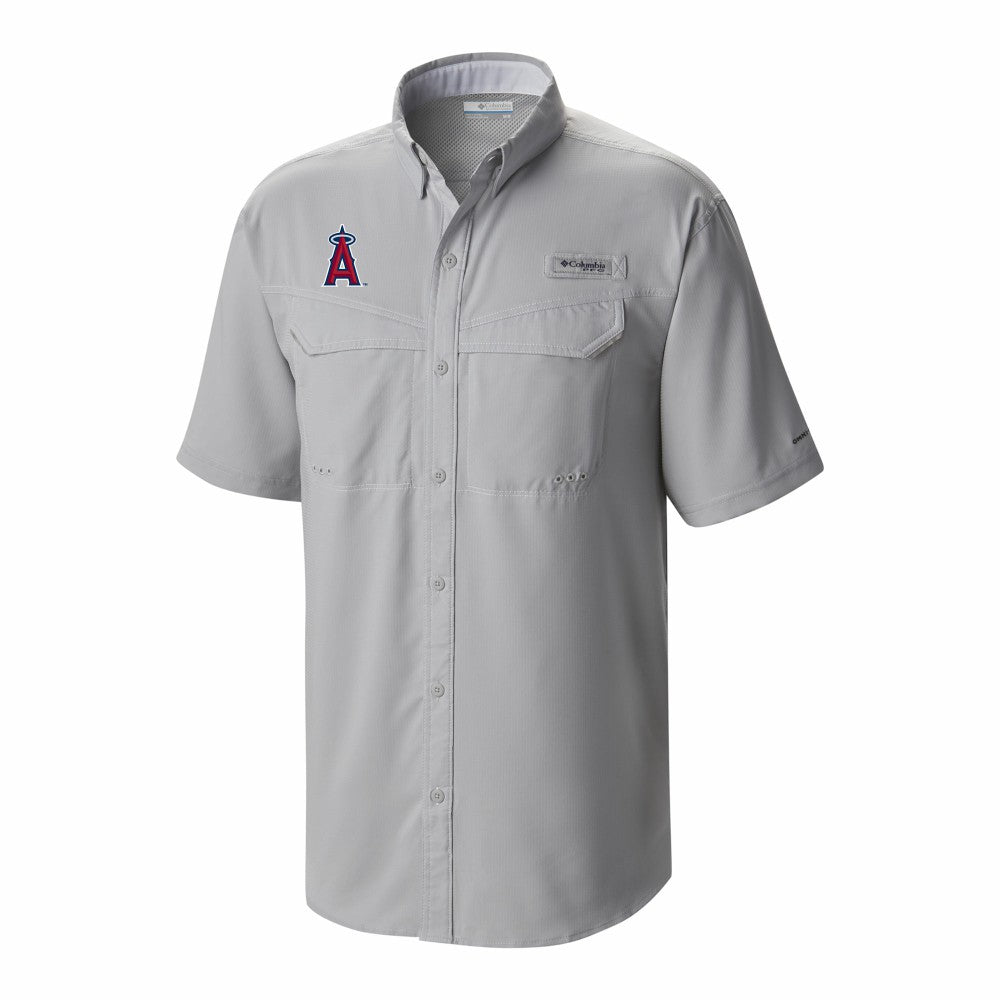 MLB Los Angeles Angels Columbia Omni-Wick Low Drag Offshore Button-Up Shirt