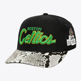 NBA Boston Celtics x Just Don I Love This Team Snakeskin Strapback Hat