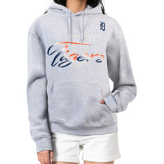 MLB Detroit Tigers G-III 4Her by Carl Banks Women's Shadow Logo Graphic Pullover Hoodie