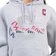 MLB Cleveland Guardians G-III 4Her by Carl Banks Women's Shadow Logo Graphic Pullover Hoodie