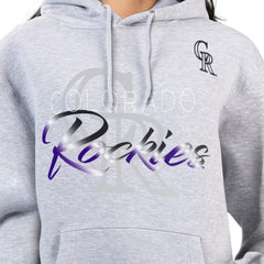 MLB Colorado Rockies G-III 4Her by Carl Banks Women's Shadow Logo Graphic Pullover Hoodie