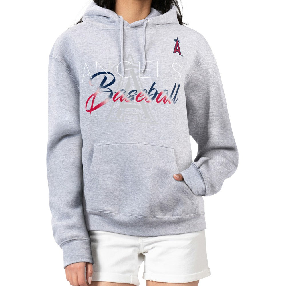 MLB Los Angeles Angels G-III 4Her by Carl Banks Women's Shadow Logo Graphic Pullover Hoodie