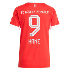 Harry Kane Bayern Munich Women's 2025/26 Home Replica Jersey - Adidas Red