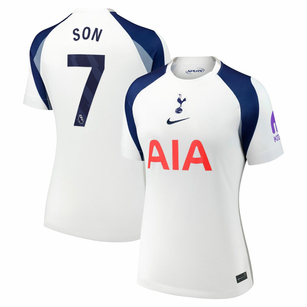 Son Heung-Min Tottenham Hotspur Women's 2025/26 Home Replica Jersey - Nike White