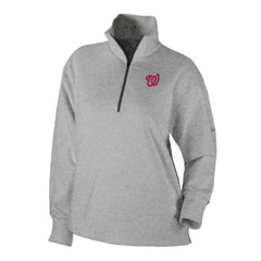 MLB Washington Nationals Columbia Women's Birchwood Hills Quarter-Zip Pullover