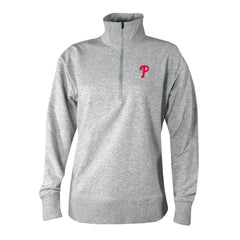 MLB Philadelphia Phillies Columbia Women's Birchwood Hills Quarter-Zip Pullover