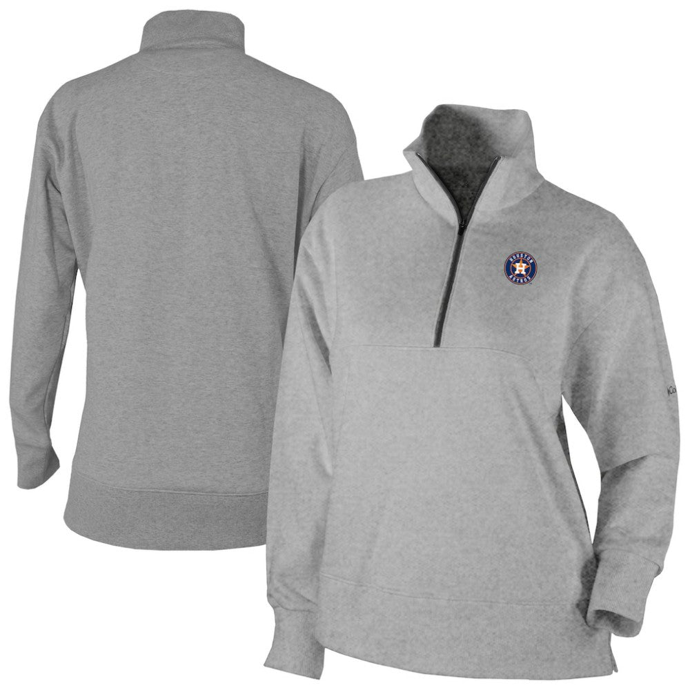 MLB Houston Astros Columbia Women's Birchwood Hills Quarter-Zip Pullover