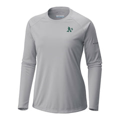 MLB Athletics Columbia Tidal Tee II Long Sleeve T-Shirt
