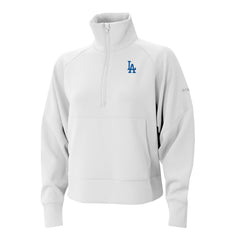 MLB Los Angeles Dodgers Columbia Women's Wickhams Hills Raglan Omni-Wick Quarter-Zip Pullover