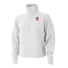 MLB Minnesota Twins Columbia Women's Wickhams Hills Raglan Omni-Wick Quarter-Zip Pullover