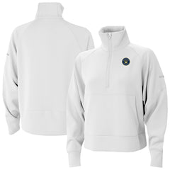 MLB Milwaukee Brewers Columbia Women's Wickhams Hills Raglan Omni-Wick Quarter-Zip Pullover