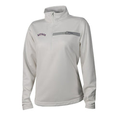 MLB Houston Astros Columbia Women's Skiff Guide Fleece Half-Zip Pullover Jacket