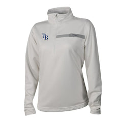 MLB Tampa Bay Rays Columbia Women's Skiff Guide Fleece Half-Zip Pullover Jacket