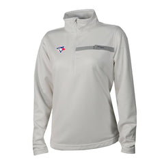 MLB Toronto Blue Jays Columbia Women's Skiff Guide Fleece Half-Zip Pullover Jacket