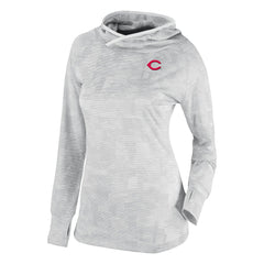 MLB Cincinnati Reds Columbia Women's Omni-Wick Sunday Ball Raglan Pullover Hoodie