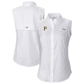 MLB Pittsburgh Pirates Columbia Women's Tamiami Sleeveless Shirt