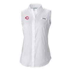 MLB Cincinnati Reds Columbia Women's Tamiami Sleeveless Shirt