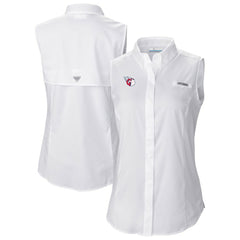 MLB Cleveland Guardians Columbia Women's Tamiami Sleeveless Shirt